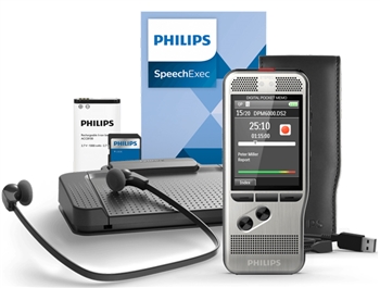Philips DPM6700 Pocket Memo Starter Set with Push Button Operation