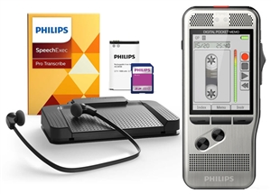 Philips DPM7800 Pocket Memo with LFH7277 Digital Transcriber