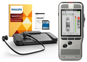 Philips DPM7820 Pocket Memo with LFH7277 Digital Transcriber