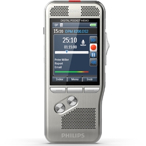 Philips DPM8500 Digital Pocket Memo with Integrated Barcode Scanner