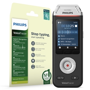Philips DVT2810 VoiceTracer Recorder & Speech Recognition Set