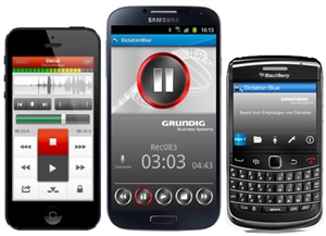 Grundig Dictation Blue Phone App