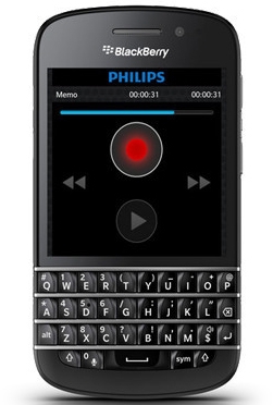 Philips LFH0745 SpeechExec Dictation Hub License for Blackberry  (1 year)