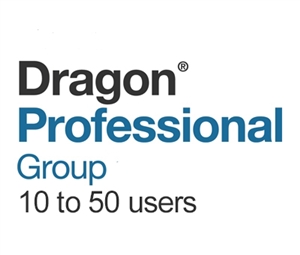 Dragon Professional Group 15 Volume License 10 - 50 Users