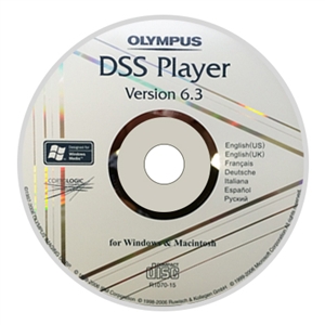 Olympus AS27 DSS Player Version 6.3 Dictation Software