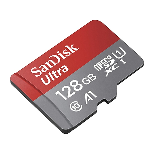 SanDisk Ultra 128 GB Micro SDXC Memory Card & SD Adapter