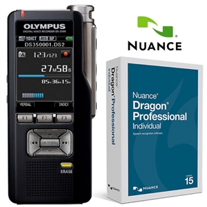 Olympus DS-3500 with Dragon Professional Individual v15