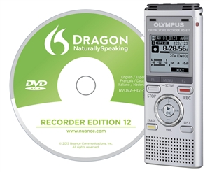 Olympus WS-831DNS 2GB Digital Voice Recorder with Dragon