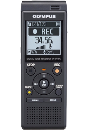 Olympus VN-741PC 4GB Digital Voice Recorder