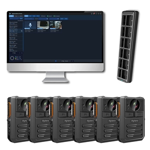 Hytera VM550 Complete BodyCam Kit (6 users) Incl. SmartMDM Software